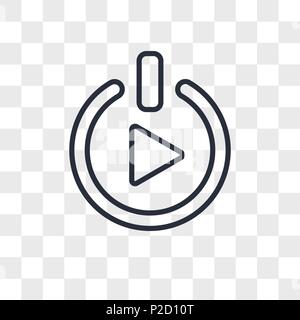 get started vector icon isolated on transparent background, get started logo concept Stock Vector