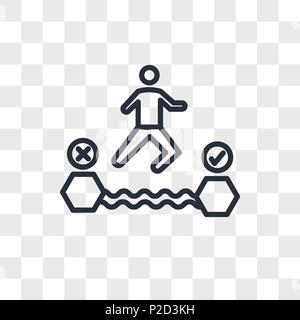 attempt vector icon isolated on transparent background, attempt logo concept Stock Vector