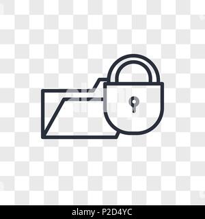 data breach vector icon isolated on transparent background, data breach logo concept Stock Vector