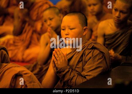 Thailand, Chiang Mai province, Chiang Mai, wat chadi luang temple Stock Photo