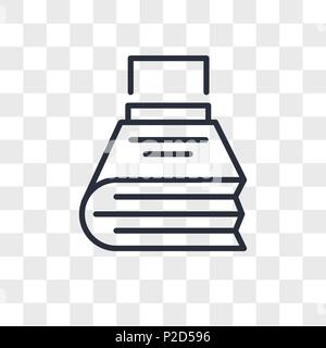 Writing vector icon isolated on transparent background, Writing logo concept Stock Vector