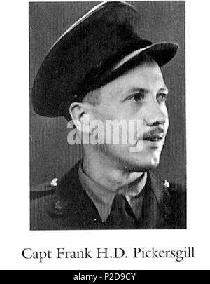 . English: Photo of Frank Pickersgill – From: University of Toronto Memorial Book Second World War 1939-1945. The book was published by the Soldiers' Tower Committee, University of Toronto. . University of Toronto 11 Capt Frank Pickersgill Stock Photo