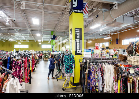 Daytona Beach Florida,Goodwill Store,retail thrift store,nonprofit,charity shop,donations,interior inside,second-hand clothing,display sale interior i Stock Photo - Alamy Daytona Beach Florida,Goodwill Store,retail thrift store,nonprofit,charity shop,donations,interior inside,second-hand clothing,display sale interior i Stock Photo - Alamy