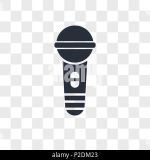 Karaoke vector icon isolated on transparent background, Karaoke logo concept Stock Vector