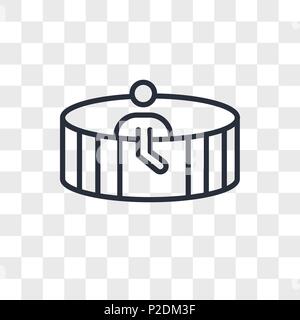 Person in spa sauna vector icon isolated on transparent background, Person in spa sauna logo concept Stock Vector