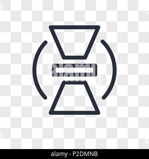 Time changes vector icon isolated on transparent background, Time changes logo concept Stock Vector