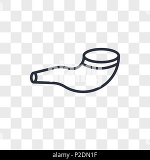 Shofar vector icon isolated on transparent background, Shofar logo concept Stock Vector