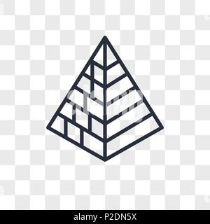 Captives to Egypt vector icon isolated on transparent background, Captives to Egypt logo concept Stock Vector