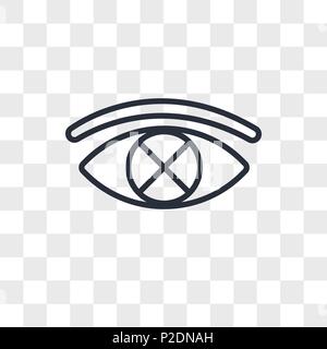 censorship vector icon isolated on transparent background, censorship logo concept Stock Vector