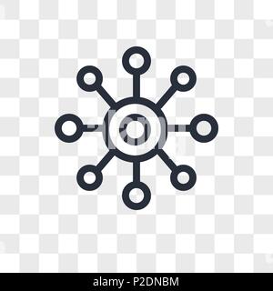 Gods shield vector icon isolated on transparent background, Gods shield logo concept Stock Vector