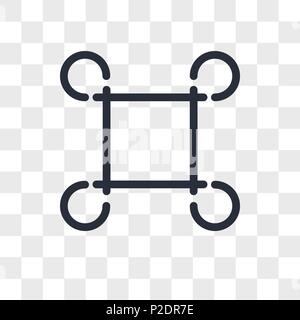 Reconciliation vector icon isolated on transparent background, Reconciliation logo concept Stock Vector