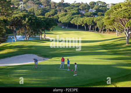 Vale do Lobo, Royal Golf Course, Almancil, Algarve, Portugal Stock Photo