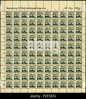 German Rations Stamp Distribution of a Wehrmacht Stock Photo - Alamy