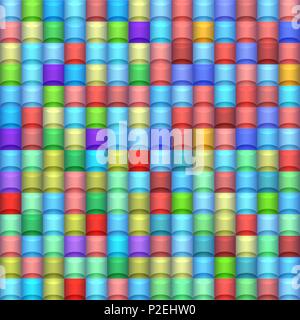 seamless pixel pattern. convex constructor. Vector illustration Stock Vector