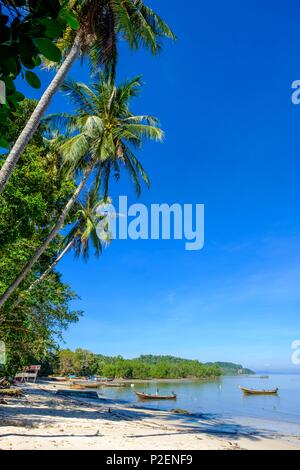 Thailand, Trang province, Ko Sukorn island, the beach near Ban Siammai main village Stock Photo