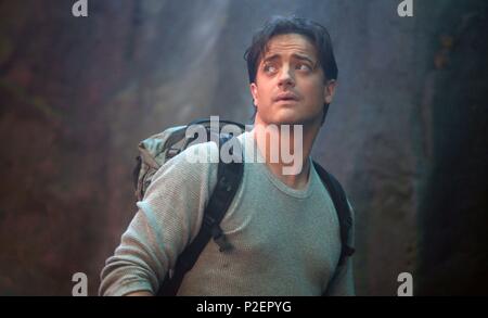 Original Film Title: JOURNEY TO THE CENTER OF THE EARTH.  English Title: JOURNEY TO THE CENTER OF THE EARTH.  Film Director: ERIC BREVIG.  Year: 2008.  Stars: BRENDAN FRASER. Credit: WALDEN MEDIA/NEW LINE CINEMA / RAYMOND, SEBASTIEN / Album Stock Photo