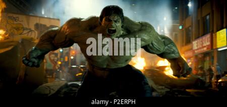 Original Film Title: THE INCREDIBLE HULK.  English Title: THE INCREDIBLE HULK.  Film Director: LOUIS LETERRIER.  Year: 2008. Credit: MARVEL ENTERPRISES/MARVEL STUDIOS/VALHALLA MOTION PICTURES / Album Stock Photo