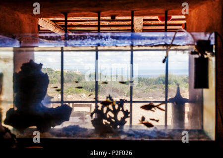 Small tavern Refugio del Águila next to the Mirador del Aguila Bunker,  Mallorca, Balearic Islands, Spain Stock Photo - Alamy