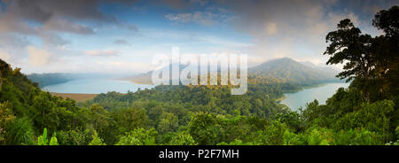 Buyan and Lake Tamblingan, Bali, Indonesia Stock Photo