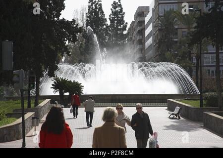 SPAIN - La Huerta de Murcia (district) - MURCIA. Murcia (capital); Plaza  Circular. Stock Photo