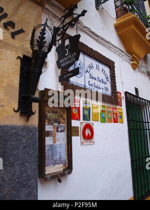 Restaurante Casa el Pisto, cerca de la Iglesia de San Miguel. Cordoba. Stock Photo