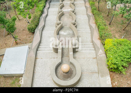 Some building of Eight Trigram Mountains Buddha Landscape at Changhua, Taiwan Stock Photo