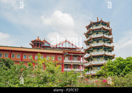 Some building of Eight Trigram Mountains Buddha Landscape at Changhua, Taiwan Stock Photo