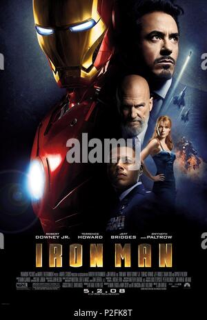 Original Film Title: IRON MAN.  English Title: IRON MAN.  Film Director: JON FAVREAU.  Year: 2008. Credit: MARVEL ENTERPRISES / Album Stock Photo