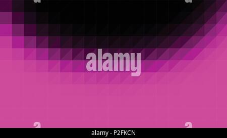 Magenta black low poly vector gradient texture. Colorful polygonal illustration, good as a cell phone, marketing material, or website background. All  Stock Vector