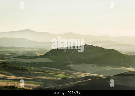 landscape near Arcidosso, province of Grosseto, Tuscany, Italy Stock Photo
