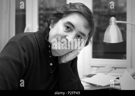 El poeta español Luis García Montero. Madrid, febrero 2007. Stock Photo