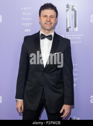 New York, NY - June 12, 2018: Guest attends 2018 Fragrance Foundation Awards at Alice Tully Hall at Lincoln Center Stock Photo