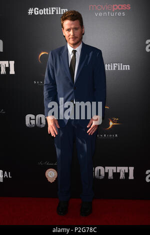 New York, USA. 14th Jun, 2018. Kevin Connolly attends the 'Gotti' New York premiere at SVA Theater on June 14, 2018 in New York City. Credit: Erik Pendzich/Alamy Live News Stock Photo