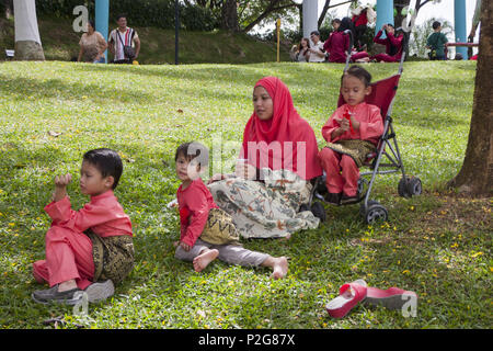 Visitors attend the Pakatan Harapan government Eid AL Fitr open 