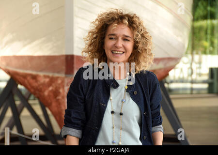 Rome Italy 15 June 2018 - MAXXI - Museo nazionale delle arti del XXI secolo - Photocall film presentation DEI Valeria Golino producer of the film Credit: Giuseppe Andidero/Alamy Live News Stock Photo