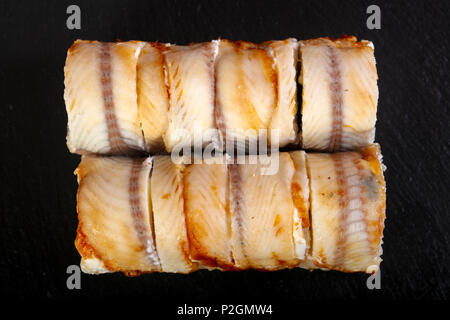 Tradittional Japan Eel roll Stock Photo