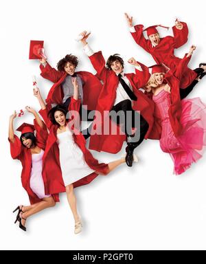 Original Film Title: HIGH SCHOOL MUSICAL 3: SENIOR YEAR.  English Title: HIGH SCHOOL MUSICAL 3: SENIOR YEAR.  Film Director: KENNY ORTEGA.  Year: 2008.  Stars: ZAC EFRON; VANESSA HUDGENS; ASHLEY TISDALE; CORBIN BLEU; LUCAS GRABEEL; MONIQUE COLEMAN. Credit: WALT DISNEY PICTURES / Album Stock Photo