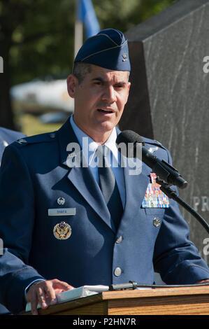 Maxwell AFB, Ala. - Colonel Eric Shafa, 42nd Air Base Wing Commander ...