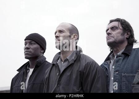 Original Film Title: DEATH RACE.  English Title: DEATH RACE.  Film Director: PAUL W. S. ANDERSON.  Year: 2008.  Stars: IAN MCSHANE; JASON STATHAM; TYRESE GIBSON. Credit: IMPACT PICTURES / SEIDA, TAKASHI / Album Stock Photo