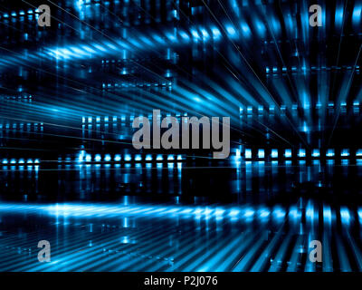 Abstract datacenter - digitally generated image Stock Photo - Alamy