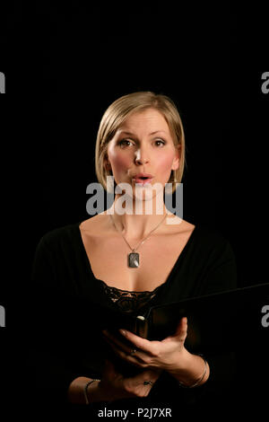 Generic, soprano, singer. Lucy van Gasse Stock Photo - Alamy