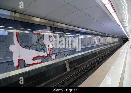 Spartak Metro Station - Moscow