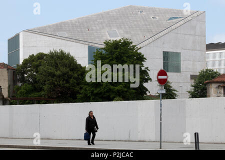 The exterior of the Casa Da Música, Porto, Portugal Stock Photo