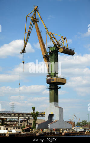 Port machines in Gdansk, Baltic Sea, Poland Stock Photo - Alamy