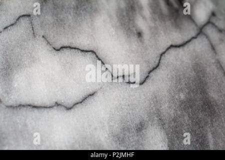white and grey marble with black veins Stock Photo