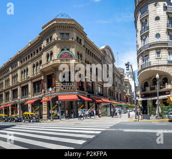 Galerias Pacifico and Calle Florida (Florida Street) - Buenos Aires, Argentina Stock Photo
