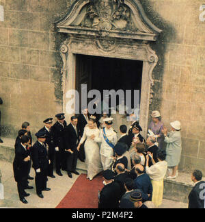54 Matrimonio Amedeo di Savoia Aosta e Claudia d'Orléans Stock Photo
