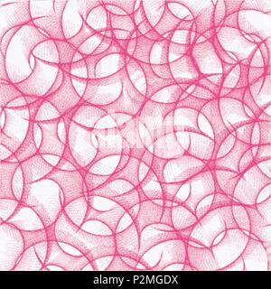 pink watercolor retro circle background pattern, vector illustration Stock Vector