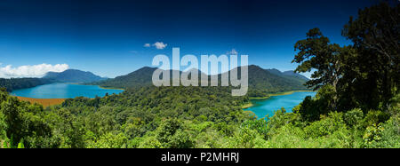 Buyan and Lake Tamblingan, Bali, Indonesia Stock Photo