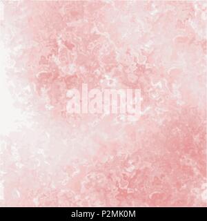 red abstract hand drawn watercolor marble surface background pattern, vector illustration Stock Vector